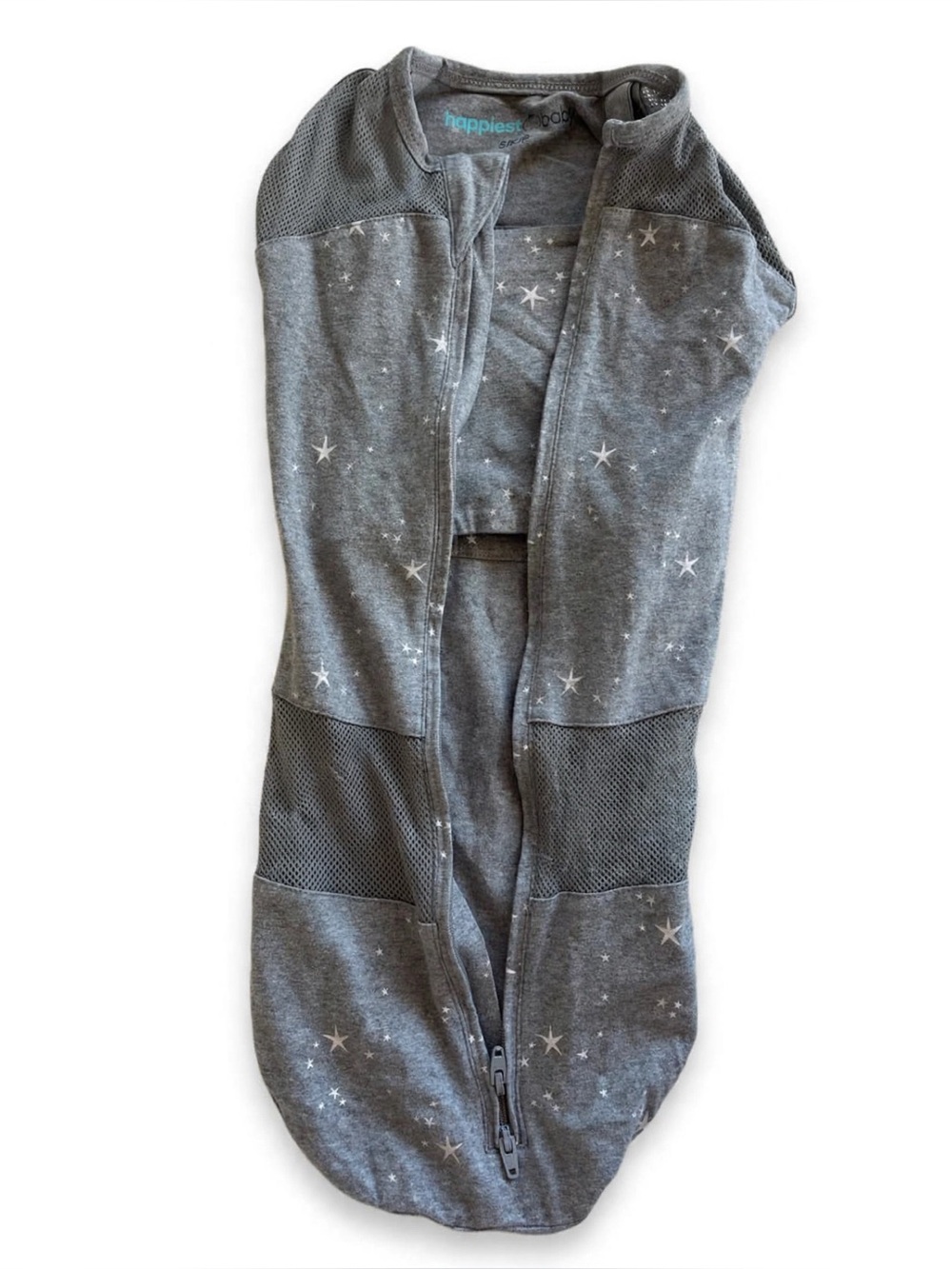 Happiest Baby Gray Star Kids One-Piece Sleep Sack